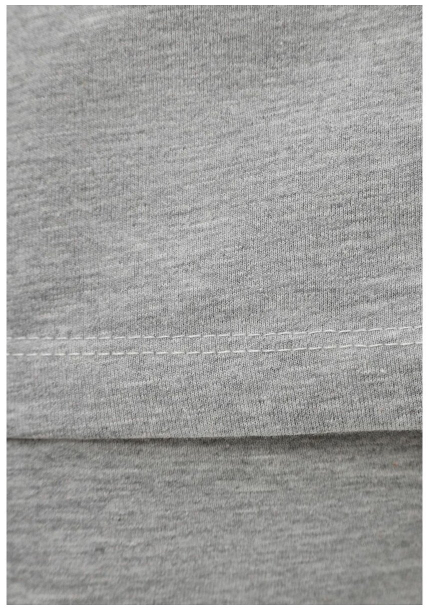 Пижама мужская трикотажная с шортами серая - фотография № 8