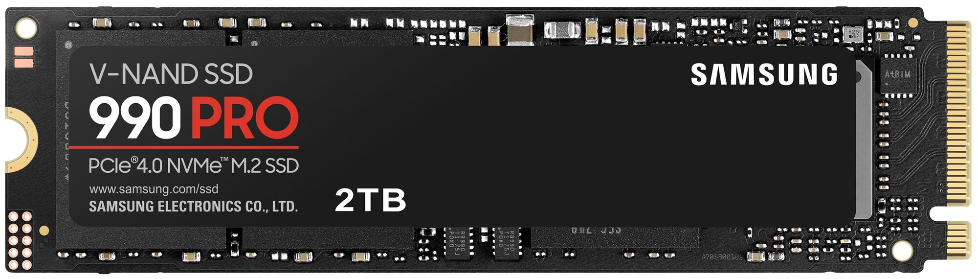 Samsung внутренний накопитель SSD 990 PRO 2 ТБ MZ-V9P2T0BW