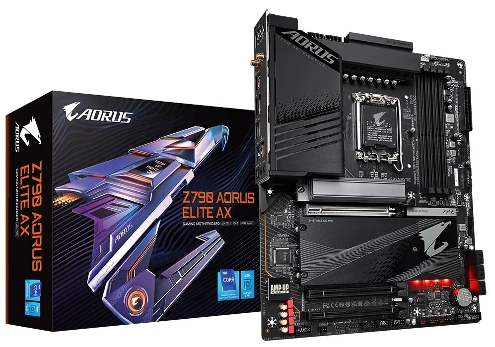 Материнская плата Gigabyte Z790 AORUS ELITE AX, Soc-1700, Intel Z790, ATX - фото №3