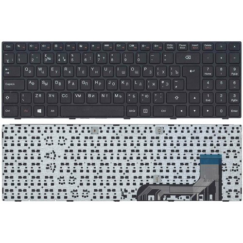 шлейф для матрицы lenovo 100 15iby b50 10 b5010 p n dc020026t00 Клавиатура для ноутбука Lenovo IdeaPad 100-15IBY черная