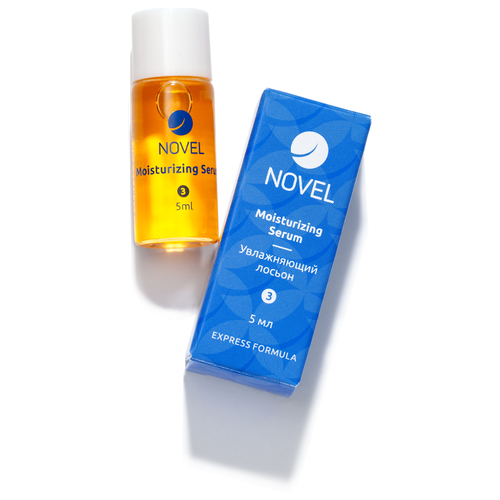 Сыворотка для ресниц NOVEL Moisturizing serum Express Formula (рост ресниц, увлажнение и питание) 5 мл