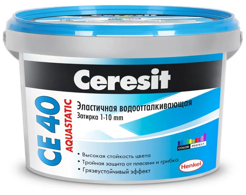 Затирка Ceresit CE 40 Aquastatic №43, багама (бежевая), 1 кг