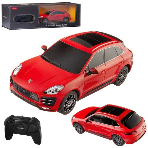 Машина р/у. Porsche Macan Turbo. Цвет Красный, 1 шт машины siku машина porsche macan turbo 1452