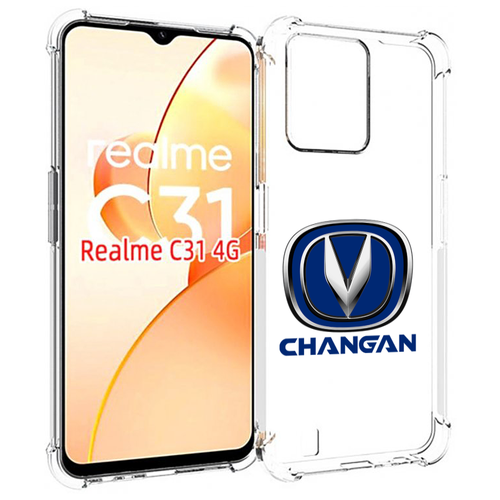 Чехол MyPads Changan-чанган мужской для OPPO Realme C31 задняя-панель-накладка-бампер