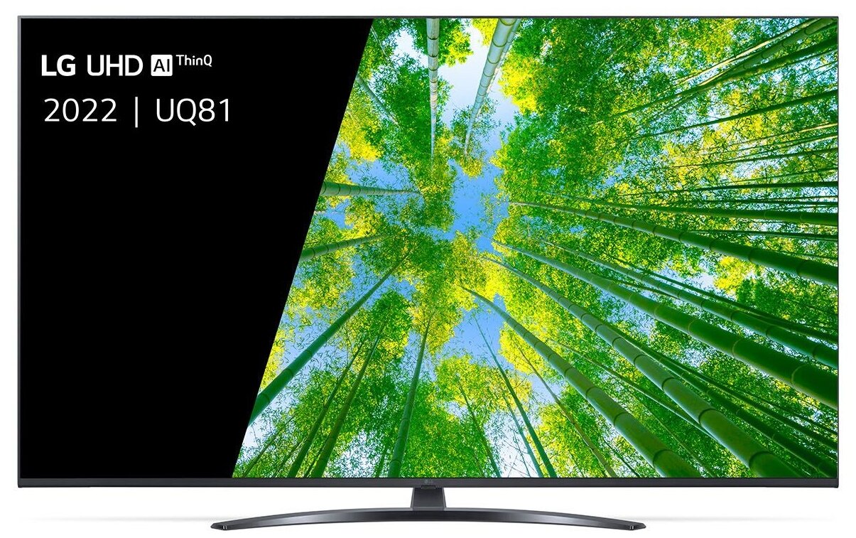 55" Телевизор LG 55UQ81006LB 2022 IPS RU, черный