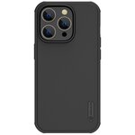 Чехол Nillkin Frosted Shield Pro Magnetic для iPhone 14 Pro, черный (magsafe) - изображение