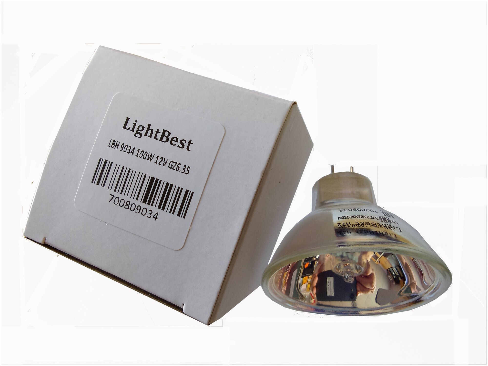 Лампа галогенная LightBest LBH 9034 100W 12V GZ6.35 (700809034) медицинская