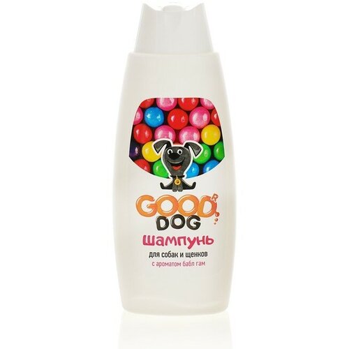 Шампунь GOOD DOG для собак и щенков, с ароматом Bubble Gum, 250 мл шампунь саше good dog