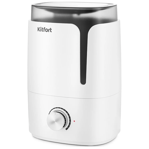 Увлажнитель воздуха Kitfort , регулировка скорости вентилятора/интенсивности испарения, 3.5 л, белый