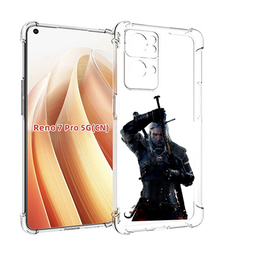 Чехол MyPads The-Witcher-3-Ведьмак для OPPO Reno7 Pro 5G задняя-панель-накладка-бампер чехол mypads the witcher 3 ведьмак для samsung galaxy xcover pro 2 задняя панель накладка бампер