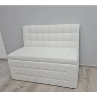 Прямой диван Темпо КЗ Белый, механизм Не раскладной, 102х56х80 см