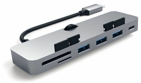 USB-Концентратор Satechi Aluminum Type-C Clamp Hub Pro для new 2017 iMac и iMac Pro