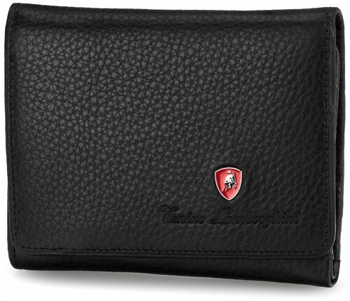 Кошелек Tonino Lamborghini TL10.554-01, фактура зернистая, черный