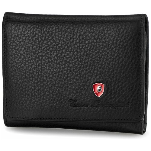 Кошелек Tonino Lamborghini TL10.554-01, фактура зернистая, черный