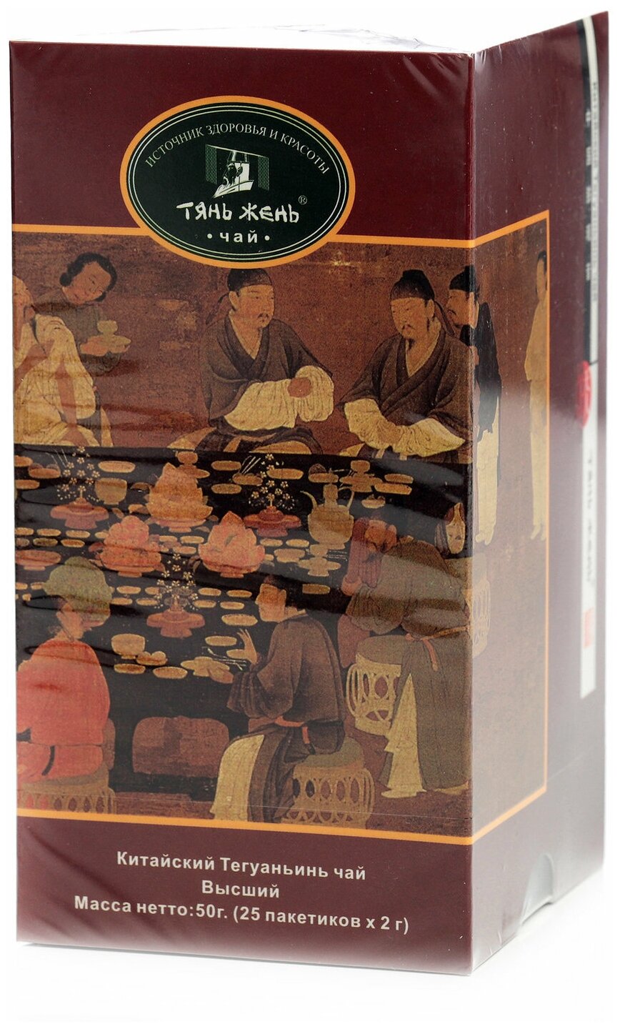 Чай в пакетиках Тянь Жень Высший Тегуаньинь Улун, 25 шт