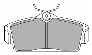 Тормозные колодки DELPHI , дисковые, передние - фото №2
