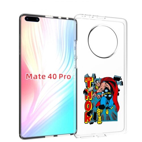 Чехол MyPads тор комикс для Huawei Mate 40 Pro (NOH-NX9) задняя-панель-накладка-бампер чехол mypads комикс бумажный дом для huawei mate 40 pro noh nx9 задняя панель накладка бампер