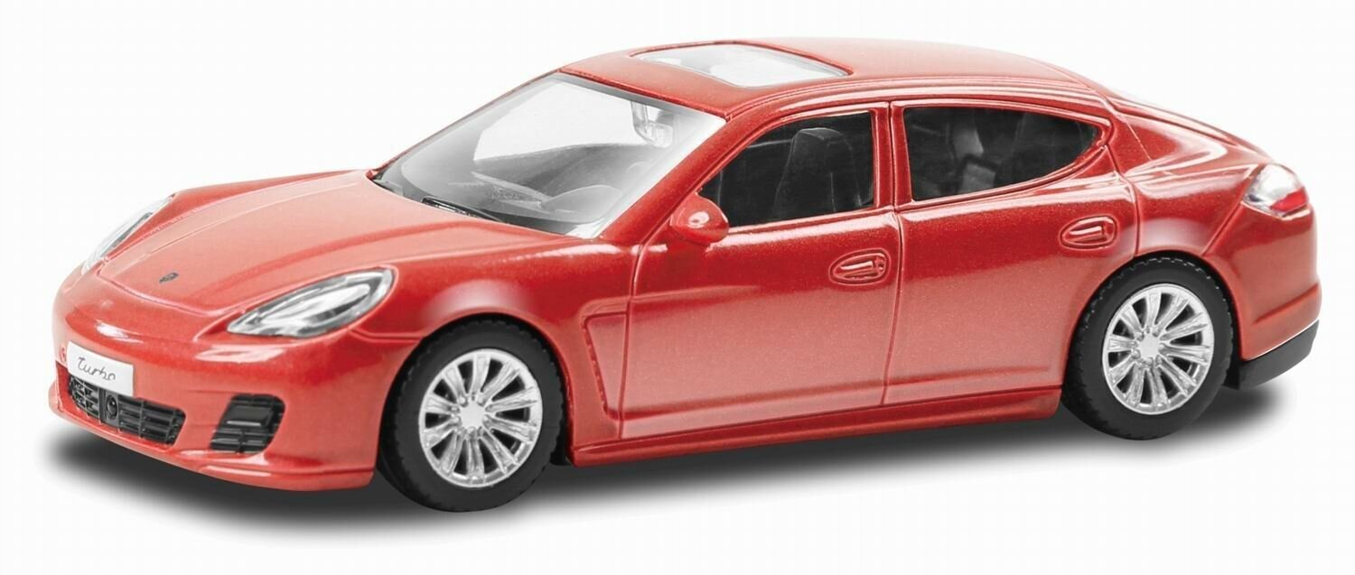 Машина металлическая RMZ City 1:43 Porsche Panamera Turbo, без механизмов, цвет красный 444009RED