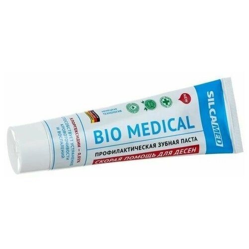 Silcamed Зубная паста Bio Medical, 130 г кешью bio market 130 г