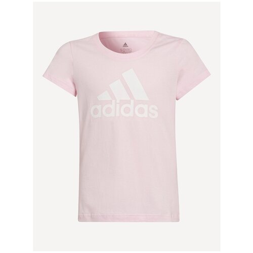 Футболка Adidas для детей, размер 134 розовый