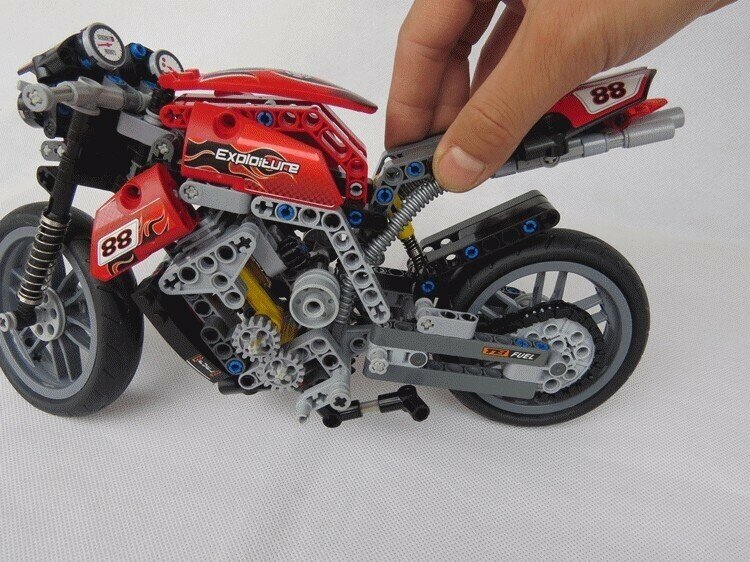 Jisi bricks (Decool) Technic 3353 Мотоцикл