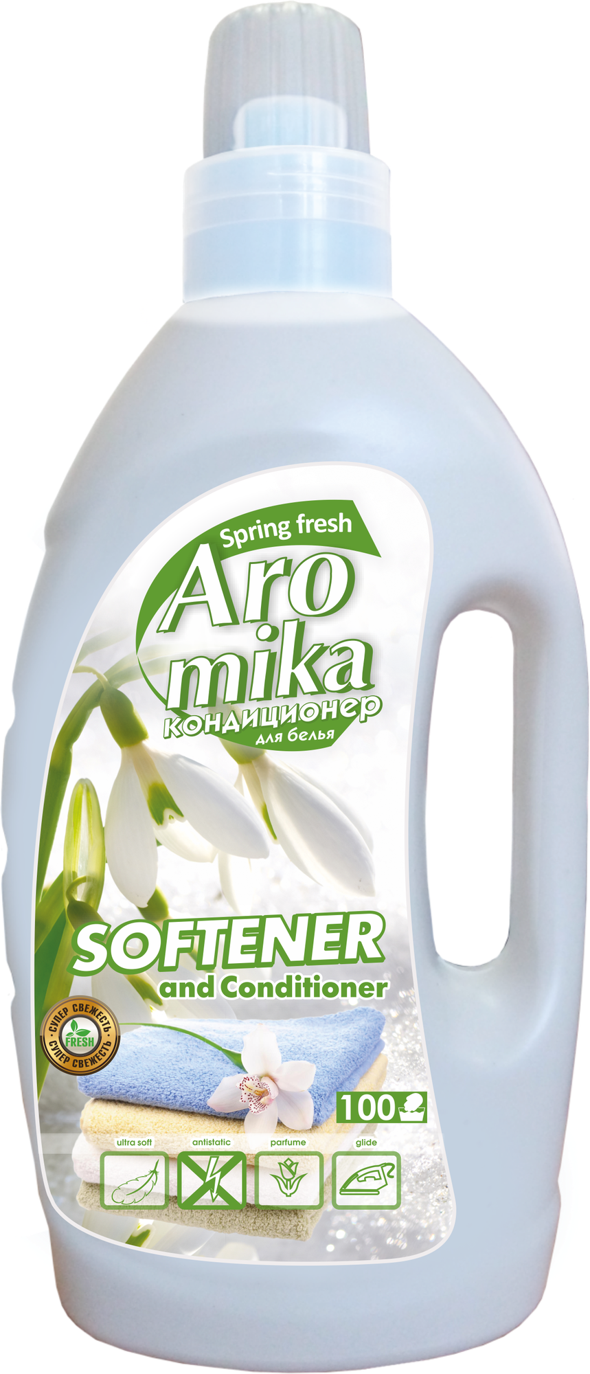 Кондиционер для белья Aromika Spring fresh, 2000 мл