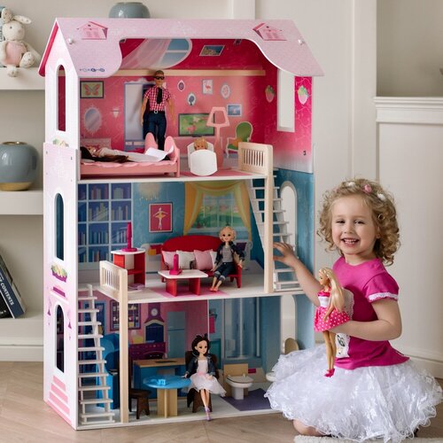 Кукольный домик Вдохновение (с мебелью) домик модульный вдохновение