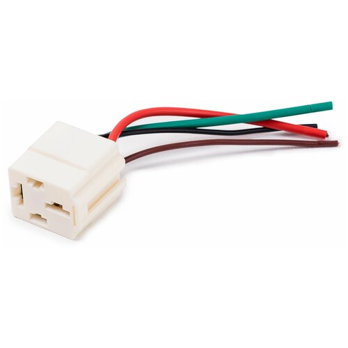 Разъём соединительный контакт реле 4 контакта / Колодка фишка реле 4х контактное