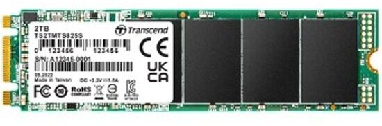 SSD диск Transcend M.2 825S 2Tb SATA III 3D NAND TLC TS2TMTS825S