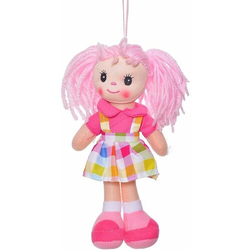Мягкая игрушка Кукла Лиза в розовом платье 20 см
