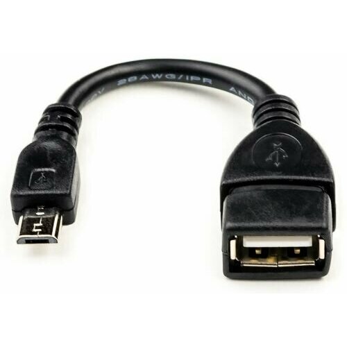 Кабель Atcom AT3792 USB(Af) <=> microUSB OTG, 0.1 m