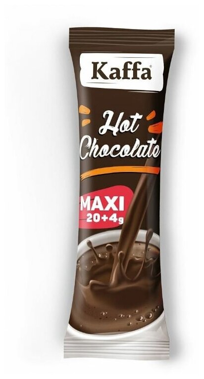 Горячий шоколад Kaffa Hot Chocolate 24гр, 15 штук - фотография № 2