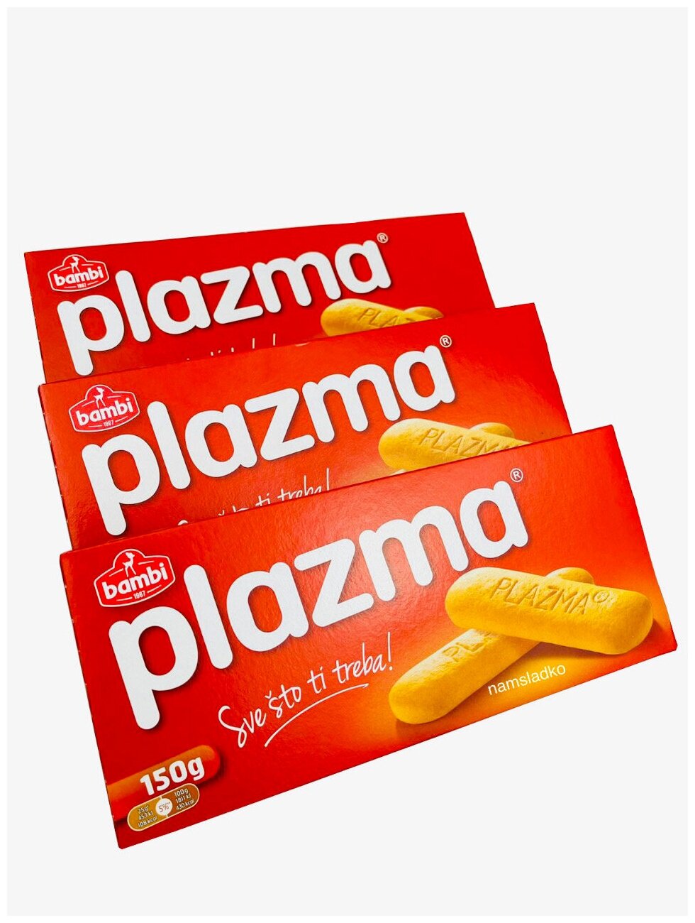 Печенье с витаминами Плазма (Plazma) 150 грамм. - 3 шт. Европа.