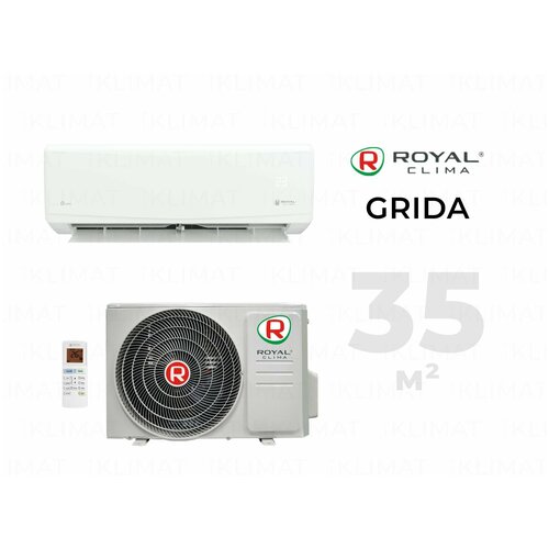 Сплит система кондиционер Royal Clima GRIDA RC-GR35HN сплит система royal clima grida rc gr22hn