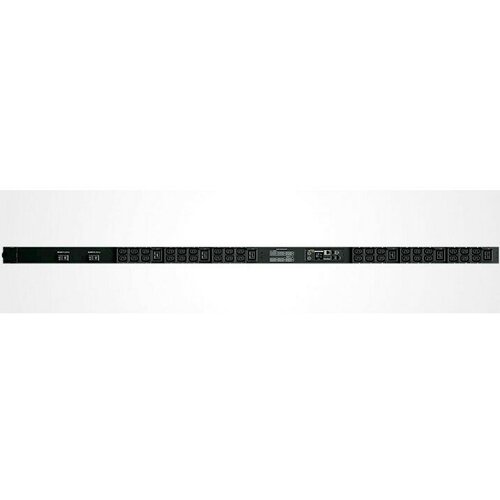 Блок розеток CyberPower PDU31406 7 4kw single phase metered pdu 230v outlets 8 c19 and 40 c13 iec 309 32a blue input 10 ft cord 0u vertical taa 70 in