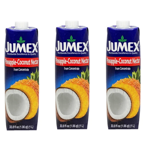 Нектар Jumex Nectar de Coco-Pina 1л. - 3шт. Мексика. Пина-Колада сок кокос-ананас.