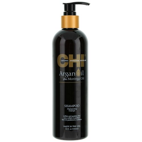 CHI Argan Oil Shampoo - Восстанавливающий шампунь на основе масла Аргана 739 мл chi шампунь argan oil plus moringa oil 739 мл