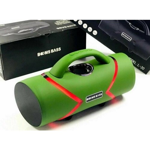Портативная колонка Booms Bass L20 красная акустическая колонка портативная колонка музыкальная колонка 310000₽
