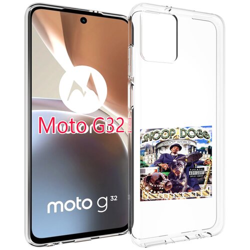 Чехол MyPads Snoop Dogg DA GAME IS TO BE SOLD, NOT TO BE TOLD для Motorola Moto G32 задняя-панель-накладка-бампер