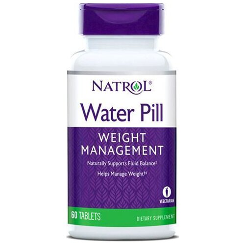 Natrol Water pill 60 tabs/ Вотер пил 60 табл бад для коррекции фигуры natrol water pill кальций калий витамин в6 в таблетках 60 шт