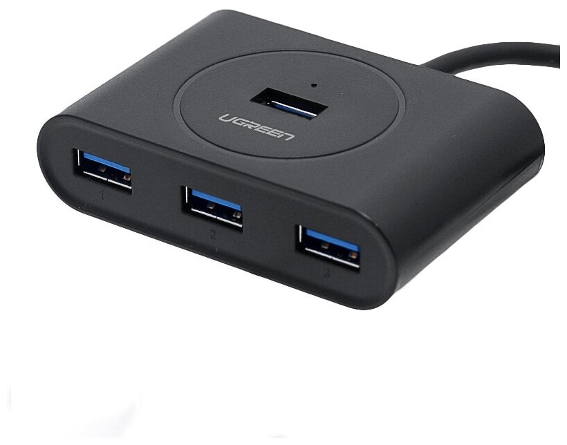 USB-Хаб Ugreen CR113 (20291) USB 30 - 4xUSB 30 Hub (1 метр) чёрный