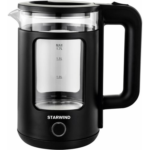 Чайник Hyundai HYK-S4801 17л 2200Вт серебристыйчерный металл 119000₽