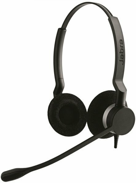 Гарнитура JABRA BIZ 2300 Duo NC, для контактных центров, накладные, черный [2309-820-104] - фото №3