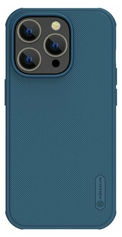 Чехол накладка Nillkin Super Frosted Shield Pro (Magnetic Case) для Apple iPhone 14 Pro Max, синий