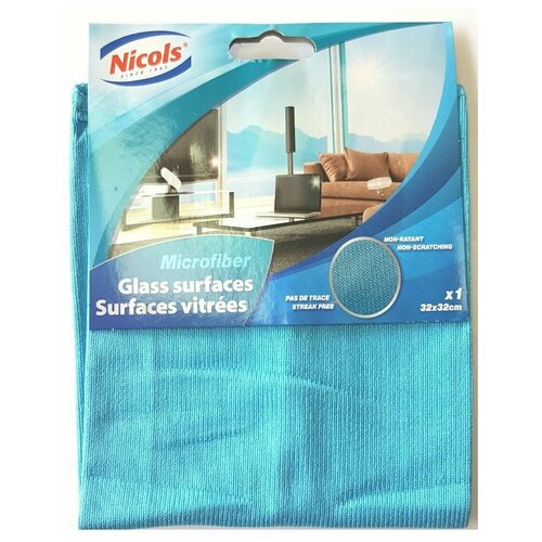 Nicols Microfiber Window салфетка окон 32х32 см