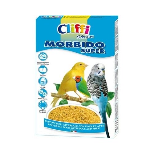 Cliffi (Италия) Яичный корм с молоком для всех Зерноядных птиц (Morbido Super) PCOA222 | Morbido Super, 0,3 кг cliffi италия cliffi италия яичный корм с овощами для всех зерноядных птиц 300 г
