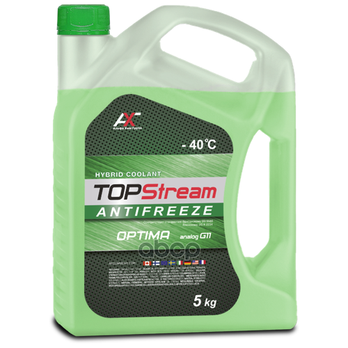 Антифриз Topstream Optima (Зеленый) G11 5 Л TOPStreamATSOG00005