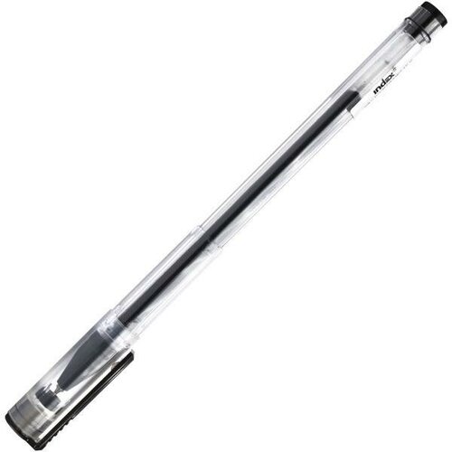 Ручка гелевая, пластиковый корпус, 0,8мм, черная IGP600/BK INDEX