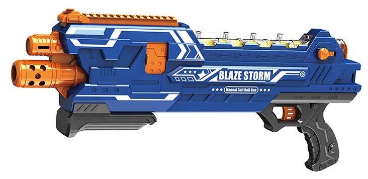 Автомат игрушечный с мягкими пулями Zecong Toys BlazeStorm ZC7096 - фото №7