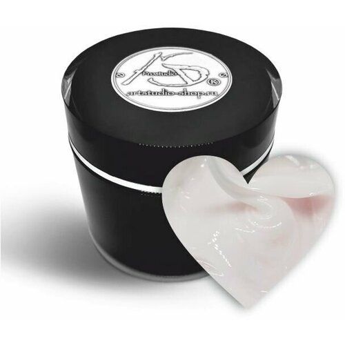 AS Artstudio камуфлирующий гель для наращивания средней вязкости TRIO A-02, молочно-розовый, 200 мл